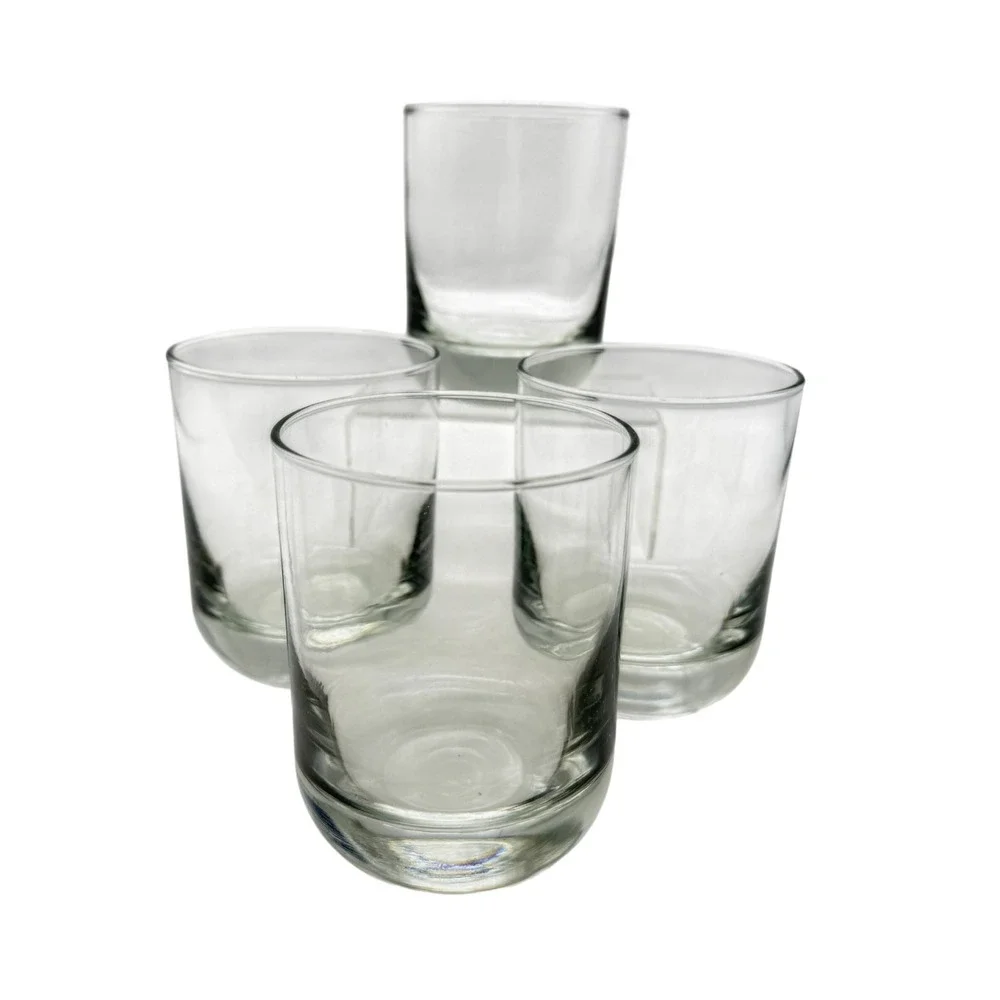 Libbey Rocks Lowball Tumblers glasses Weighted Base barware 12.25fl oz